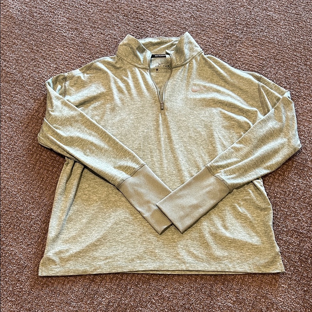 Nike Women's Green Zip-Up Running Jacket